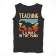 Teaching Is a Walk In Park Dinosaur Teacher Men Tank Top, funny design