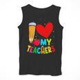 Teens Graduation I Heart My Teachers I Love My Teachers Men Tank Top, funny design
