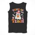 Trick Or Teach Cute Floral Ghost Teacher Halloween Costume Men Tank Top, funny design Trick Or Teach Cute Floral Ghost Teacher Halloween Costume Men Tank Top, funny design