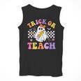 Trick Or Teach Groovy Halloween Teachers Men Tank Top, funny design Trick Or Teach Groovy Halloween Teachers Men Tank Top, funny design