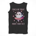 Trick Or Treat Point Your Feet Halloween Ghost Dance Teacher Men Tank Top, funny design