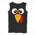 Turkey Face Halloween Costume Thanksgiving Teacher Nurse Men Tank Top, funny design