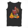 Turkey Reading Books Fall Thanksgiving Teacher Book Men Tank Top, funny design Turkey Reading Books Fall Thanksgiving Teacher Book Men Tank Top, funny design