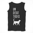 Un Deux Trois Cat Shirt French Teacher Men Tank Top, funny design Un Deux Trois Cat Shirt French Teacher Men Tank Top, funny design