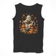 Vintage Ghost Book Reading Pumpkin Gothic Halloween Teachers Men Women Kids Men Tank Top, funny design