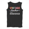 Vintage Teacher Knows More Than She Says Outfit Definition Men Tank Top, funny design Vintage Teacher Knows More Than She Says Outfit Definition Men Tank Top, funny design