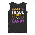 Will Trade Students For Candy Cute Halloween Costume Teacher For Men Women Kids Men Tank Top, funny design