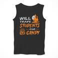Will Trade Students For Candy Halloween Costume Teacher Men Tank Top, funny design