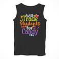 Will Trade Students For Candy Teacher Halloween Costume Men Tank Top, funny design Will Trade Students For Candy Teacher Halloween Costume Men Tank Top, funny design