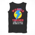 Wonder Teacher Costume Shirt Teacher Halloween Costume Tee Men Tank Top, funny design