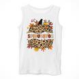 Autumn Fall SPED ED Teacher Thankful Grateful Pumpkin Retro Men Tank Top, funny design