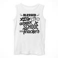 Blessed To Be A Catholic School Teacher Christian Teaching Men Tank Top, funny design Blessed To Be A Catholic School Teacher Christian Teaching Men Tank Top, funny design