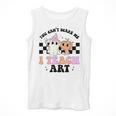 You Can't Scare Me I Teach Art Retro Teacher Ghost Halloween Men Tank Top, funny design You Can't Scare Me I Teach Art Retro Teacher Ghost Halloween Men Tank Top, funny design
