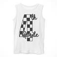 Checkered Fourth Grade Back To School Teachers Students Men Tank Top, funny design Checkered Fourth Grade Back To School Teachers Students Men Tank Top, funny design