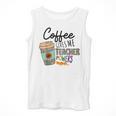 Coffee Gives Me Teacher Power Teacher Elementary Women Men Tank Top, funny design