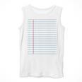 College Ruled Lined Paper Student Teacher Professor Costume Men Tank Top, funny design College Ruled Lined Paper Student Teacher Professor Costume Men Tank Top, funny design