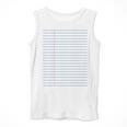 Colleged Ruled Paper Lined Writer Student Professor Teacher Men Tank Top, funny design