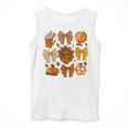Coquette Teach Teacher Bows Thanksgiving Turkey Fall Autumn Men Tank Top, funny design