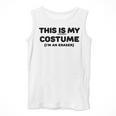 THIS IS MY COSTUME Eraser Teacher Halloween Costume Men Tank Top, funny design