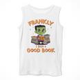 Cute Halloween Teacher Librarian Frankenstein Reading Books Men Tank Top, funny design Cute Halloween Teacher Librarian Frankenstein Reading Books Men Tank Top, funny design