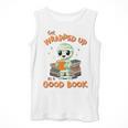Cute Halloween Teacher Librarian Mummy Reading Books Men Tank Top, funny design Cute Halloween Teacher Librarian Mummy Reading Books Men Tank Top, funny design