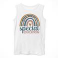 Cute Special Education Leopard Print SPED Teacher Idea Men Tank Top, funny design