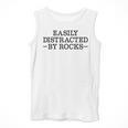 Easily Distracted By Rocks Rock Lover Geology Teacher Men Tank Top, funny design Easily Distracted By Rocks Rock Lover Geology Teacher Men Tank Top, funny design