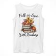 Fall In Love With Reading Book Autumn Teachers Pumpkins Men Tank Top, funny design Fall In Love With Reading Book Autumn Teachers Pumpkins Men Tank Top, funny design