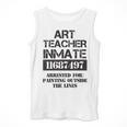 Halloween Art Teacher Prisoner Costume Men Tank Top, funny design Halloween Art Teacher Prisoner Costume Men Tank Top, funny design