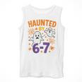 Haunted 67 Ghost Math Teacher Halloween Costume Math Pun Men Tank Top, funny design Haunted 67 Ghost Math Teacher Halloween Costume Math Pun Men Tank Top, funny design