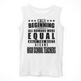 High School Teacher Personalized Men Tank Top, funny design