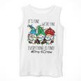 It's Fine We'Re Fine Gnome Pre-K Teacher Christmas Light For Men Women Men Tank Top, funny design