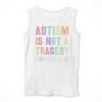 Kids AUTISM IS NOT A TRAGEDY IGNORANCE IS Proud Teacher Crew Men Tank Top, funny design