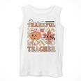 One Thankful Teacher Thanksgiving Groovy Fall Autumn Teacher Men Tank Top, Groovy Teacher Gifts, funny design One Thankful Teacher Thanksgiving Groovy Fall Autumn Teacher Men Tank Top, Groovy Teacher Gifts, funny design