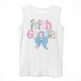 Preppy Fifth Grade Teacher Blue Floral Coquette Pencil Bow Men Tank Top, funny design Preppy Fifth Grade Teacher Blue Floral Coquette Pencil Bow Men Tank Top, funny design