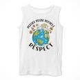 Reduce Reuse Recycle Respect Earth Day Teacher Girl Women Men Tank Top, funny design