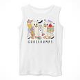 Silly Goose Spooky Teacher Halloween Cute Goosebumps Men Tank Top, funny design