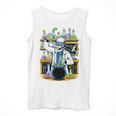 Skeleton Mad Scientist Halloween Costume Science Teacher Men Tank Top, Science Teacher Gifts, funny design