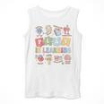 Teacher Groovy Play Is Learning Back To School Men Tank Top, Groovy Teacher Gifts, funny design