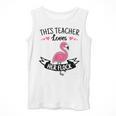 This Teacher Loves Her Flock Cute Flamingo Teacher Men Tank Top, funny design
