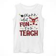 Teachers Oh What Fun It Is To Teach Cute Red Plaid Reindeer Men Tank Top, funny design Teachers Oh What Fun It Is To Teach Cute Red Plaid Reindeer Men Tank Top, funny design