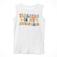 Teaching Is My Superpower Vintage Groovy University Teacher Men Tank Top, Groovy Teacher Gifts, funny design