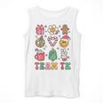 Team TK Teacher Christmas Groovy Smile Face Girl Boy Kid TK Men Tank Top, Groovy Teacher Gifts, funny design Team TK Teacher Christmas Groovy Smile Face Girl Boy Kid TK Men Tank Top, Groovy Teacher Gifts, funny design