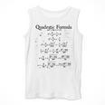 Vintage Nerdy Quadratic Formula Proof Algebra Math Teacher Men Tank Top, funny design