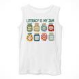 Women Literacy Is My Jam Literacy Teacher Reading Teacher Men Tank Top, funny design