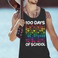 100 Days Of School Heart Love Teacher Or Student 100th Day Men Tank Top, gift for family, gift for coworker