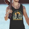 Adventure Awaits Bigfoot Teacher Kindergarten Back To School Men Tank Top, gift for family, gift for coworker