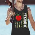 American Flag Camouflage Teacher Patriotic 4th Of July Men Tank Top, gift for family, gift for coworker American Flag Camouflage Teacher Patriotic 4th Of July Men Tank Top, gift for family, gift for coworker