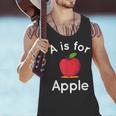 A Is For Apple Toddler Kindergarten Preschool Teacher Men Tank Top, gift for family, gift for coworker A Is For Apple Toddler Kindergarten Preschool Teacher Men Tank Top, gift for family, gift for coworker