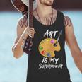 Art Is My Superpower Drawing Art Teacher Artists Men Tank Top, gift for family, gift for coworker Art Is My Superpower Drawing Art Teacher Artists Men Tank Top, gift for family, gift for coworker